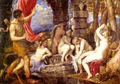 Tiziano: Diana e Attenone 1558 (tela)