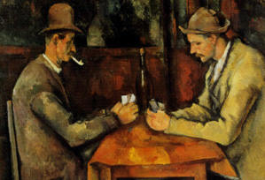 Cezanne - Les joues de cartes